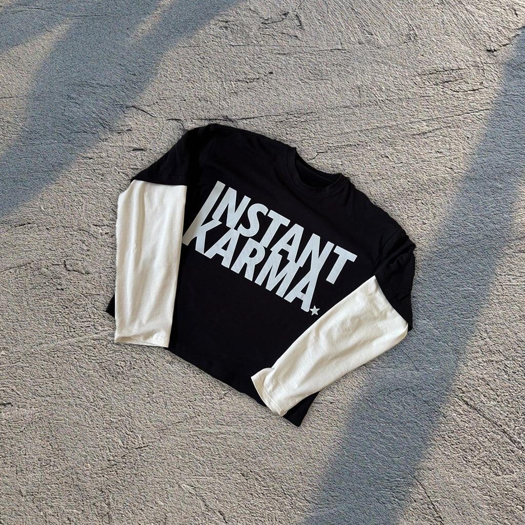 BOXY FIT LONG SLEEVE T-SHIRT